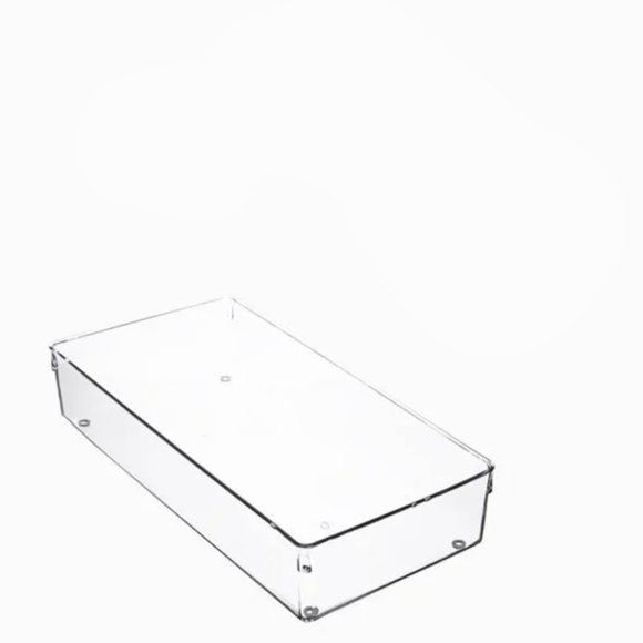 SORBUS ACRYLIC CLEAR STORAGE ORGANIZER TRAYS (SET OF 2) - Picture 3 of 3